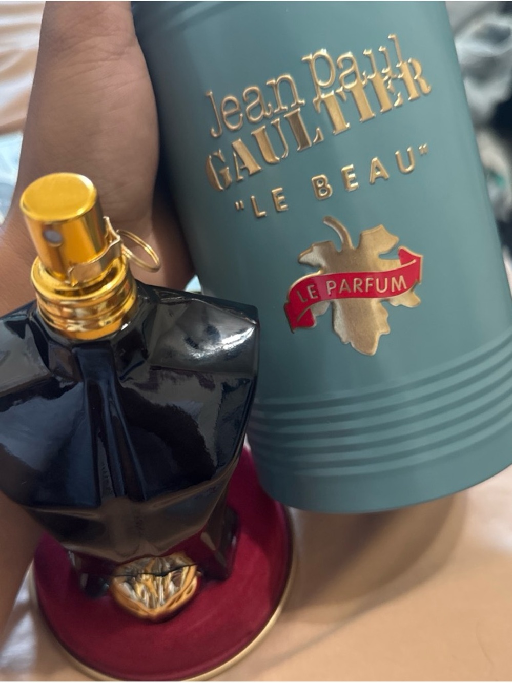 Jean Paul Gaultier Le Beau Le Parfum - Black, Gold & Teal
